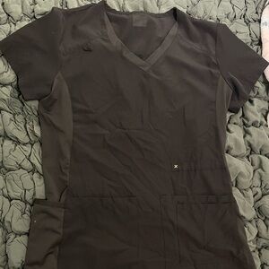 Black scrub top